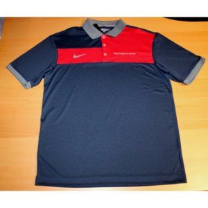 NFL Football New England Patriots Polo Shirt Medium Nike Dri-Fit NWT